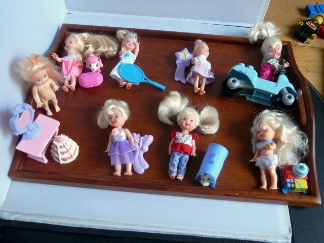 Mattel # diverse popjes en accecoires (ca.11-12 cm)foto's, Ophalen of Verzenden, Zo goed als nieuw, Barbie