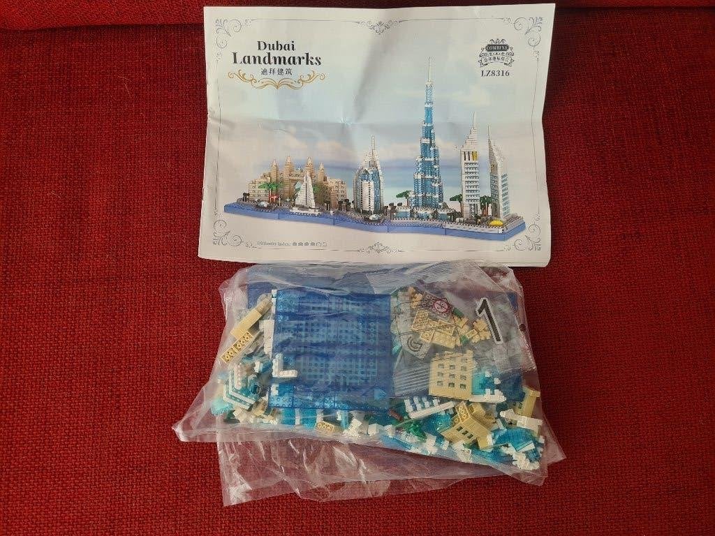 Bouwstenen dubai landmarks lepin, Ophalen of Verzenden
