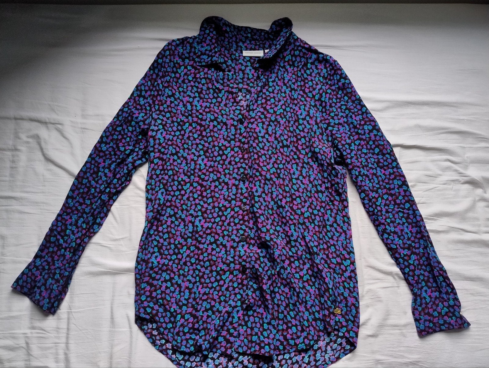 Fabienne Chapot kleurrijke blouse maat 38 M, Maat 38/40 (M), Meerkleurig, Ophalen of Verzenden, Zo goed als nieuw