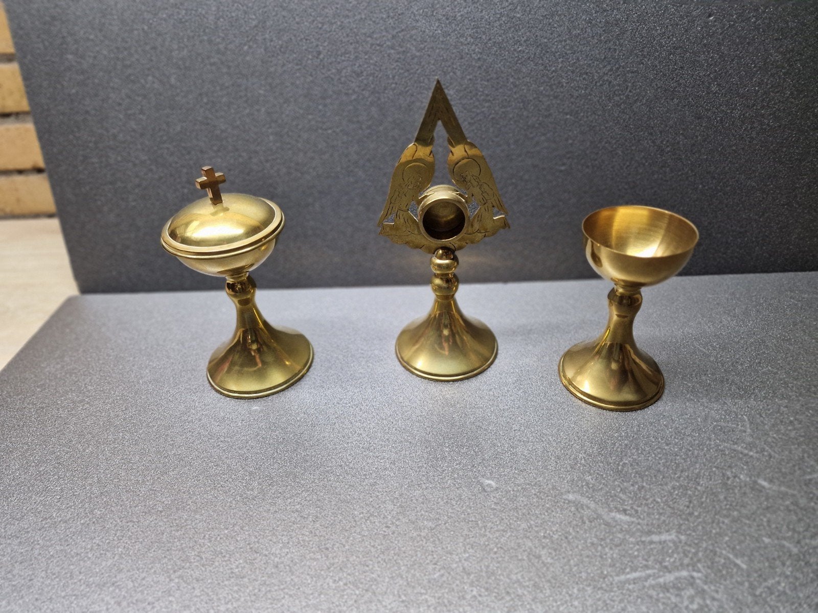 kerkset,Monstrans,Ciborie en Beker, Antiek en Kunst, Antiek | Religie, Ophalen of Verzenden