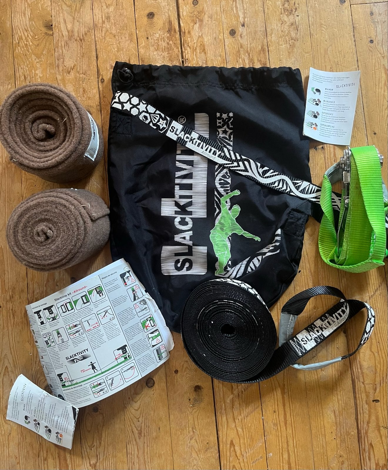 Slacktivity Slackline Set - Compleet, Ophalen of Verzenden, Zo goed als nieuw