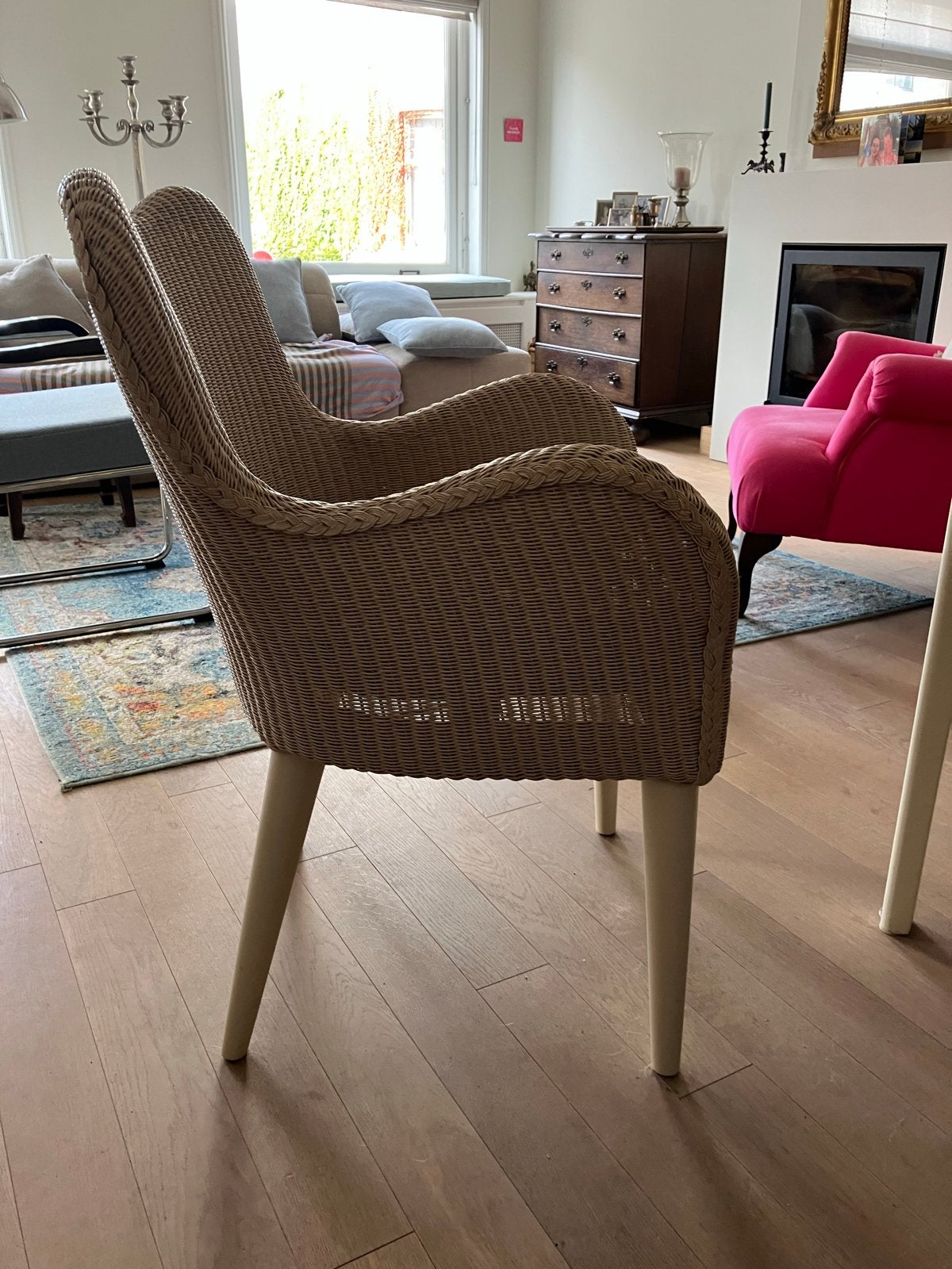 Rotan stoelen met kussen - Zo goed als nieuw, Ophalen, Overige kleuren, Klassiek, Riet of Rotan