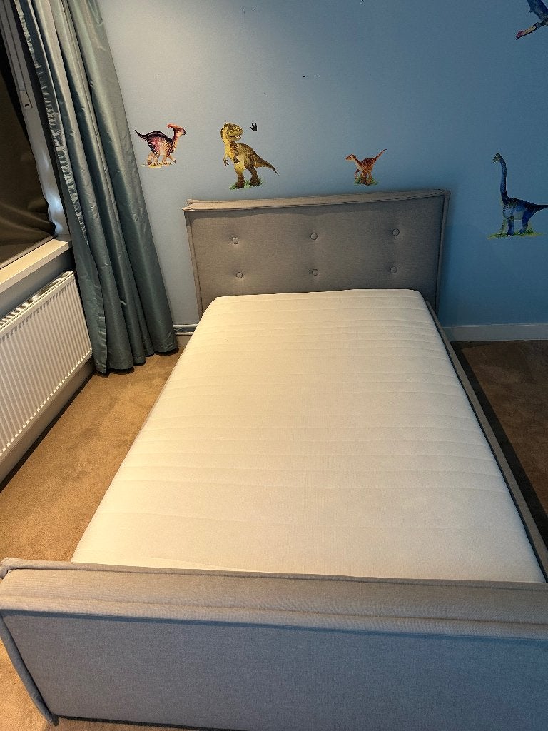 Coming kids bed Sun 140x200 twijfelaar, 180 cm of meer, Ophalen, Lattenbodem, 100 cm of meer