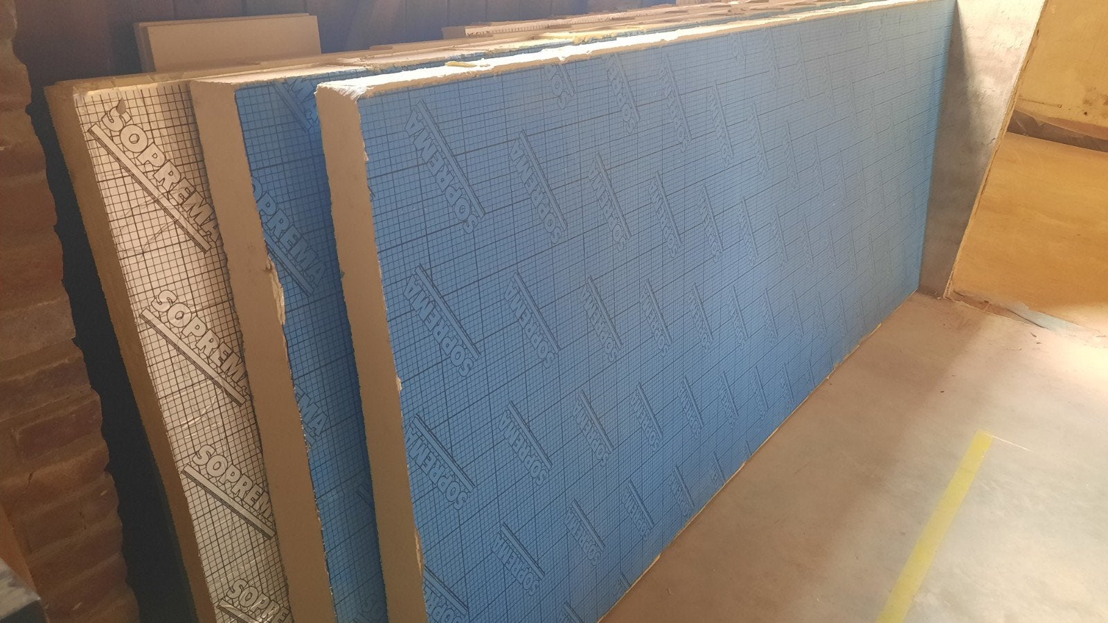 Restant PIR Soprema platen 6 en 10 cm dikte, Ophalen