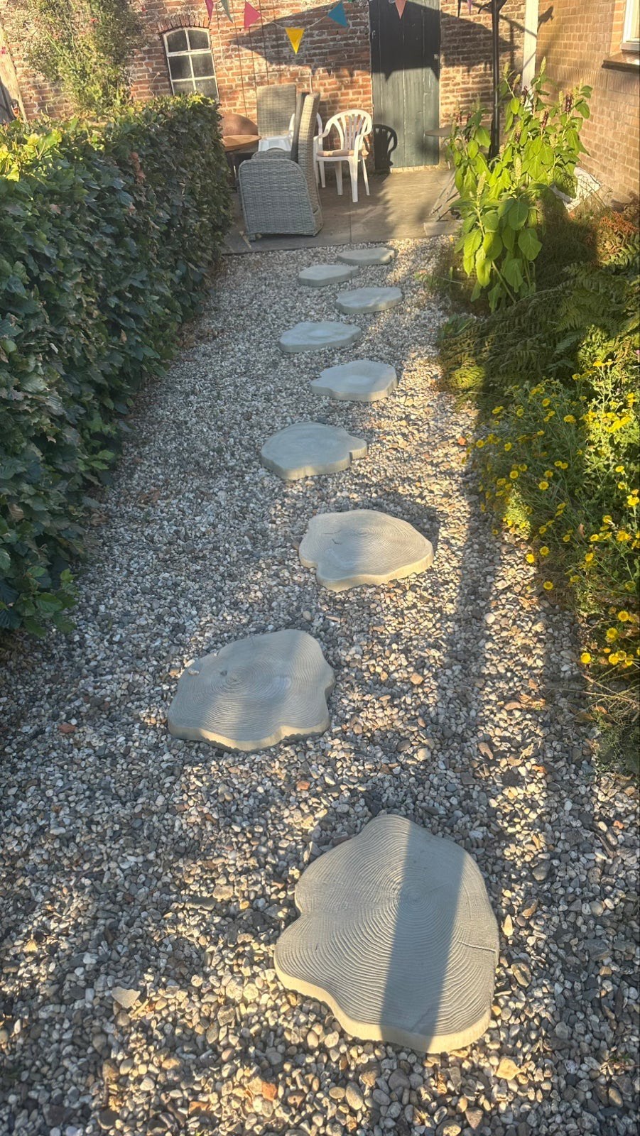 Beton staptegel houtmotief betonnen boomstam, Tuin en Terras, Ophalen, Cuneraweg 266, Overige typen, Nieuw