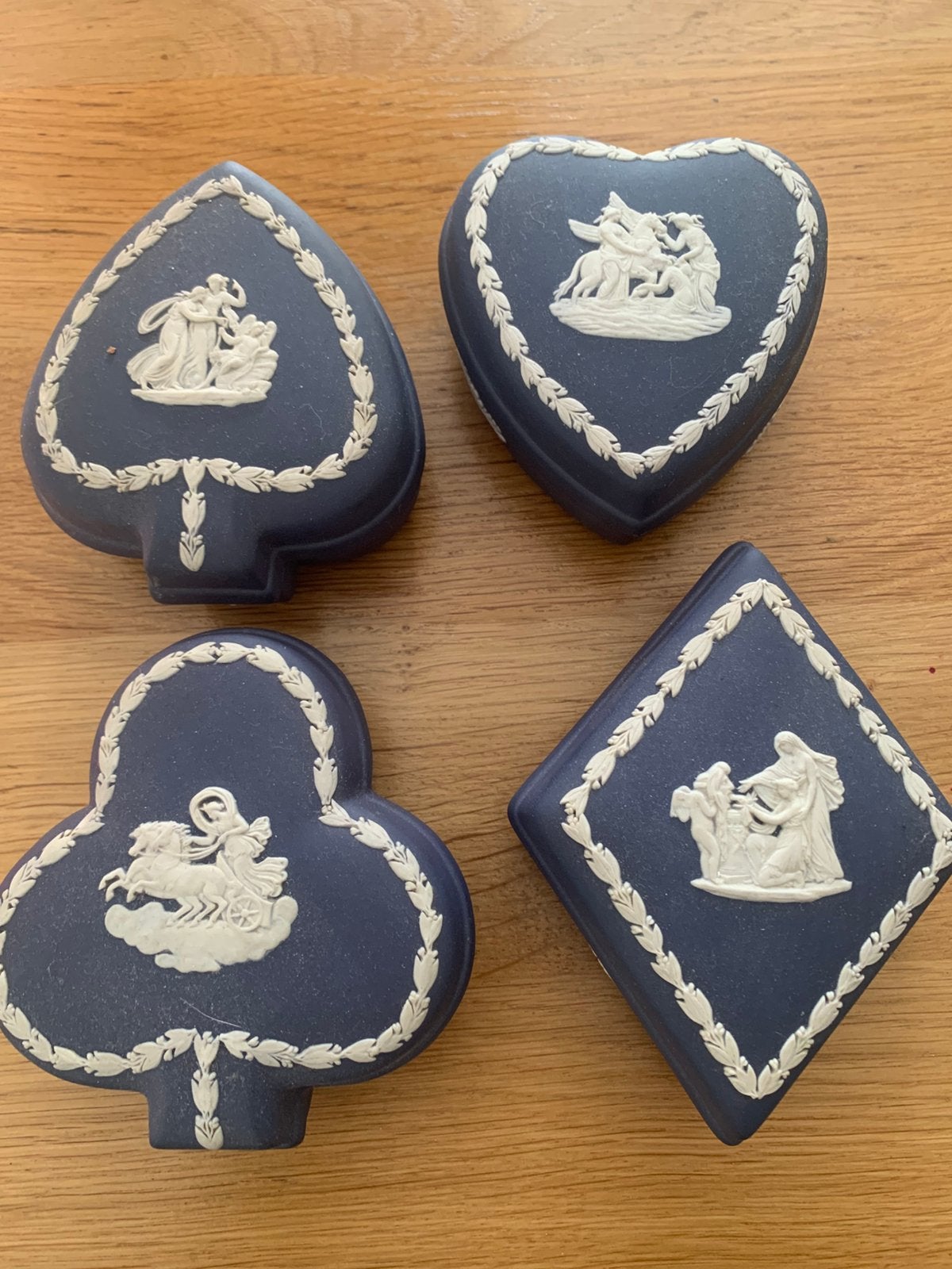 Wedgwood Jasperware set van 4, Ophalen of Verzenden, Zo goed als nieuw