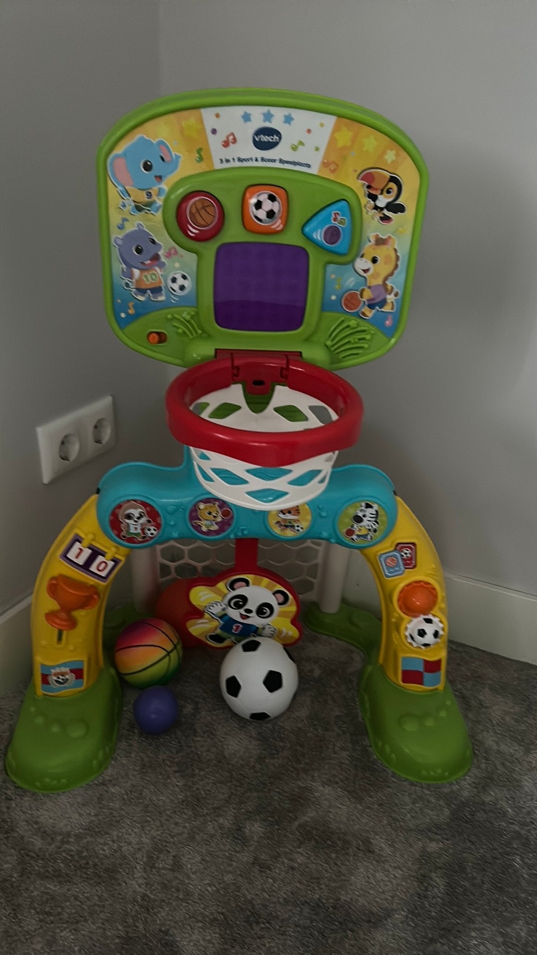 Vtech 3 in 1 sport en scoor, Ophalen, Zo goed als nieuw, 6 maanden tot 2 jaar