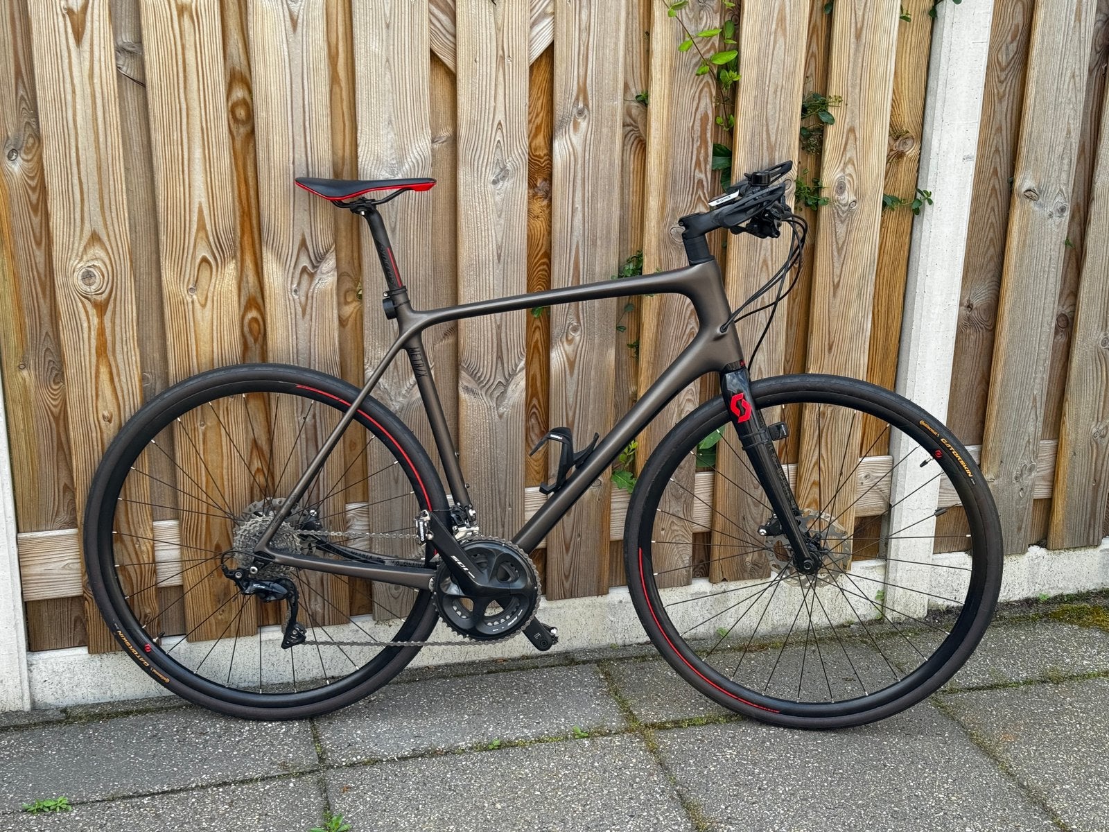 Scott Metrix 10 Carbon Racefiets Mat Zwart XL/58, Carbon, Zo goed als nieuw, Meer dan 20 versnellingen, Schijfrem