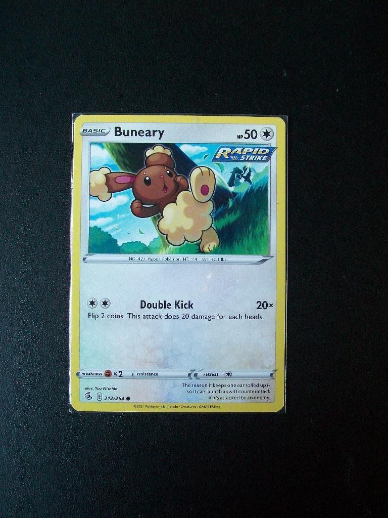 2366: Nieuwe Pokemon Kaart BUNEARY Hp 50 (212/264), Verzenden, Nieuw, Losse kaart
