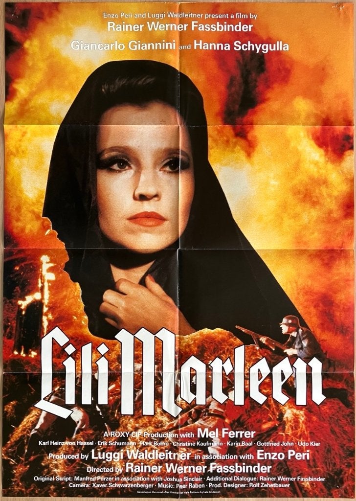 Lili Marleen (1981) - Fassbinder - Originele filmposter, Ophalen of Verzenden, Gebruikt, A1 t/m A3, Film en Tv