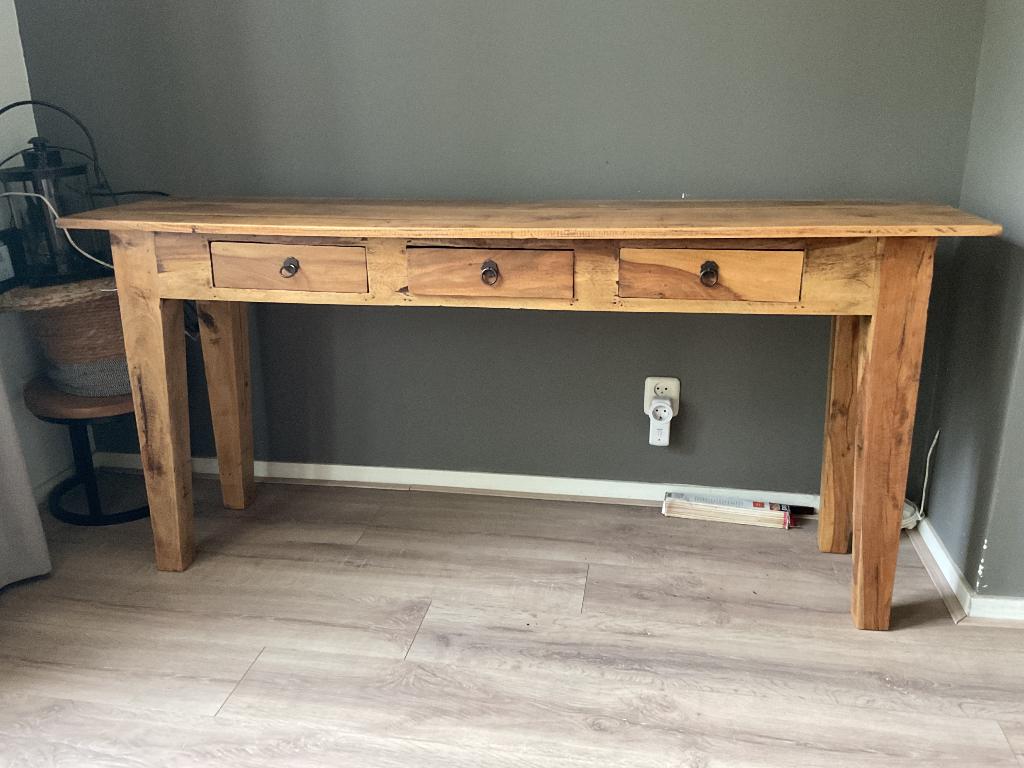 Side-table, Ophalen, Gebruikt, 150 tot 200 cm, 25 tot 50 cm