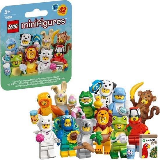 LEGO Minifiguren Serie 28: Dierenkostuums;71051 complete box, Lego, Nieuw, Ophalen of Verzenden, Minifiguren serie