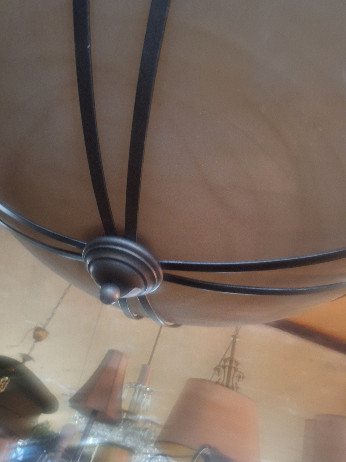 Grote Art Deco Hanglamp - Diameter 80 cm, Ophalen
