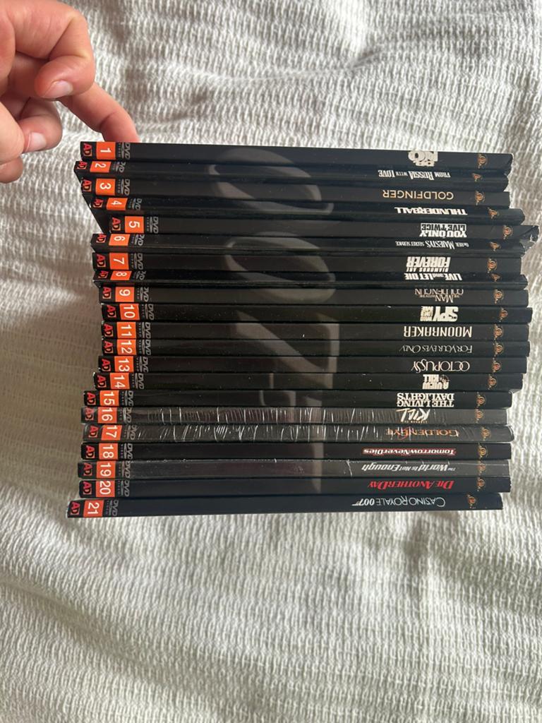 James Bond 007 DVD Collectie - 21 Films, Vanaf 12 jaar, Ophalen of Verzenden, Zo goed als nieuw, Boxset