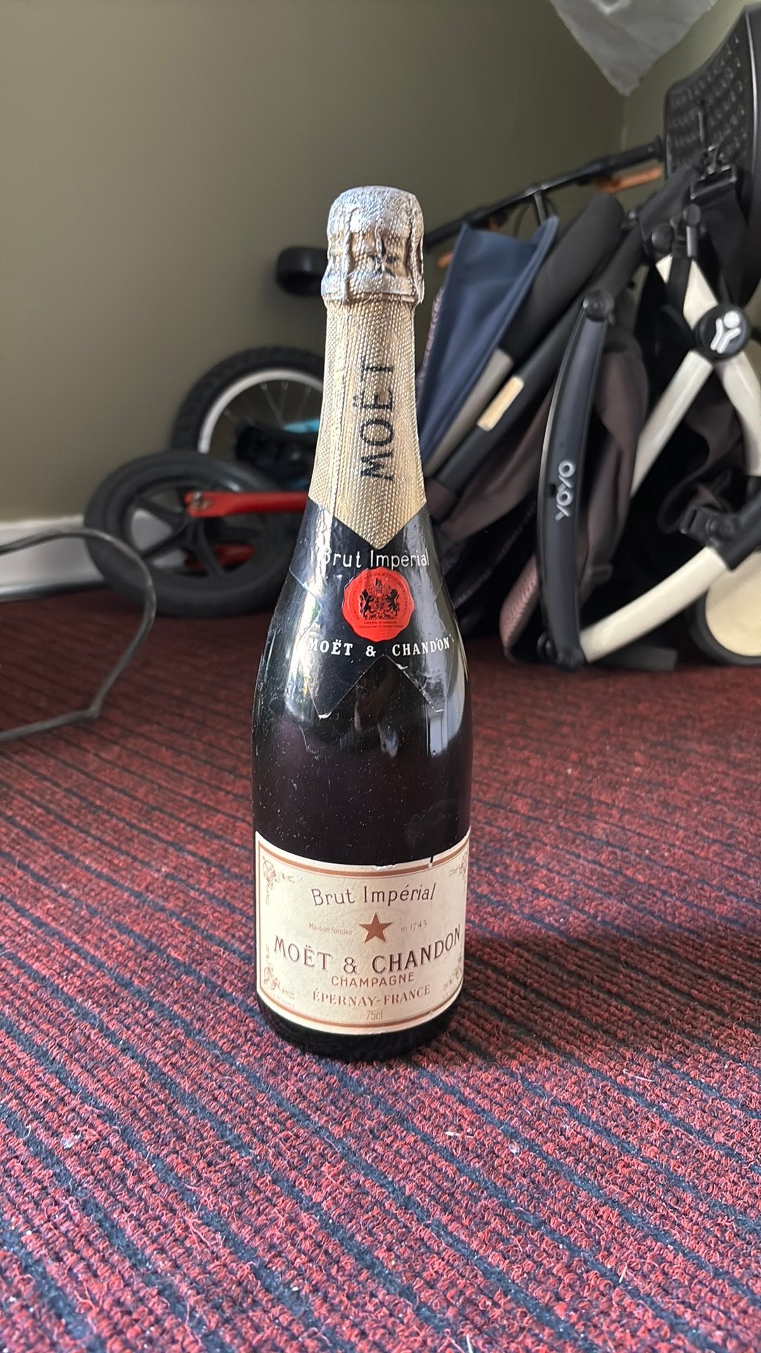 Moet & chandon 1970’s, Ophalen of Verzenden, Zo goed als nieuw, Frankrijk, Champagne