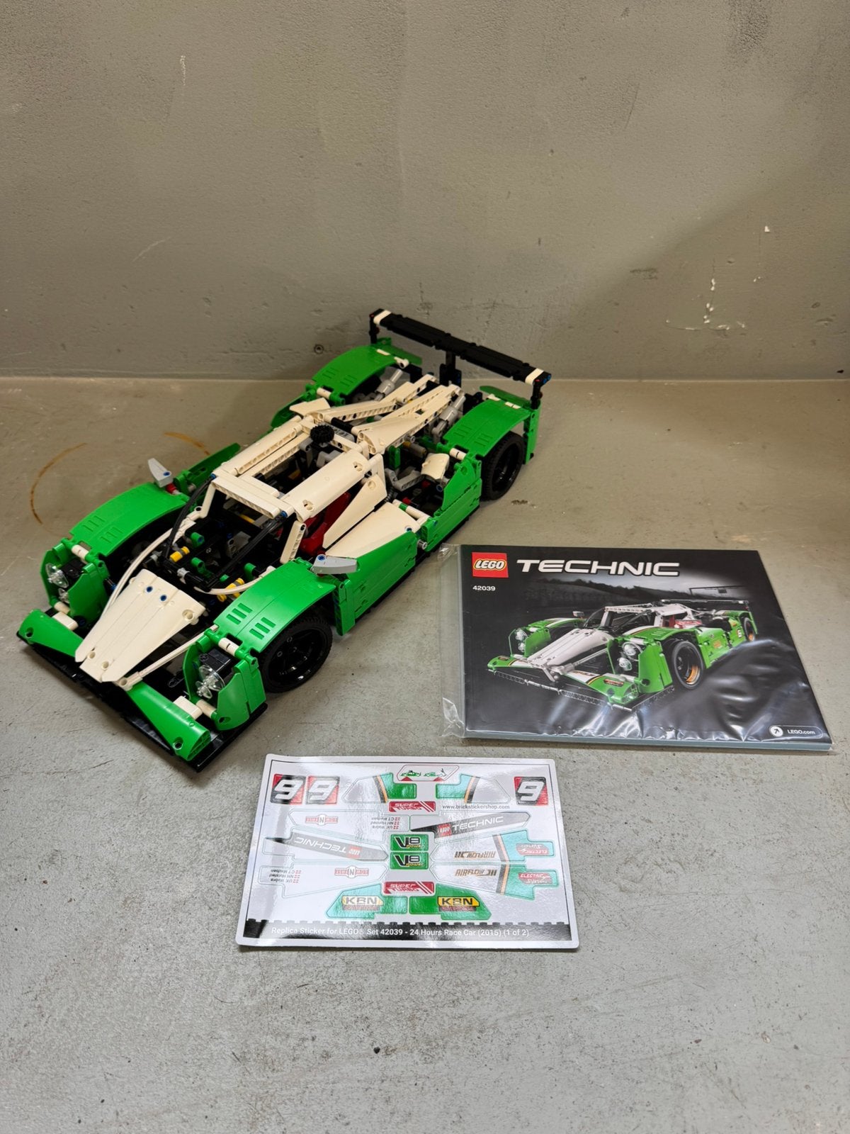 Lego Technic 24-uur Racewagen (42039) Le Mans, Lego, Compleet, Ophalen of Verzenden, Zo goed als nieuw