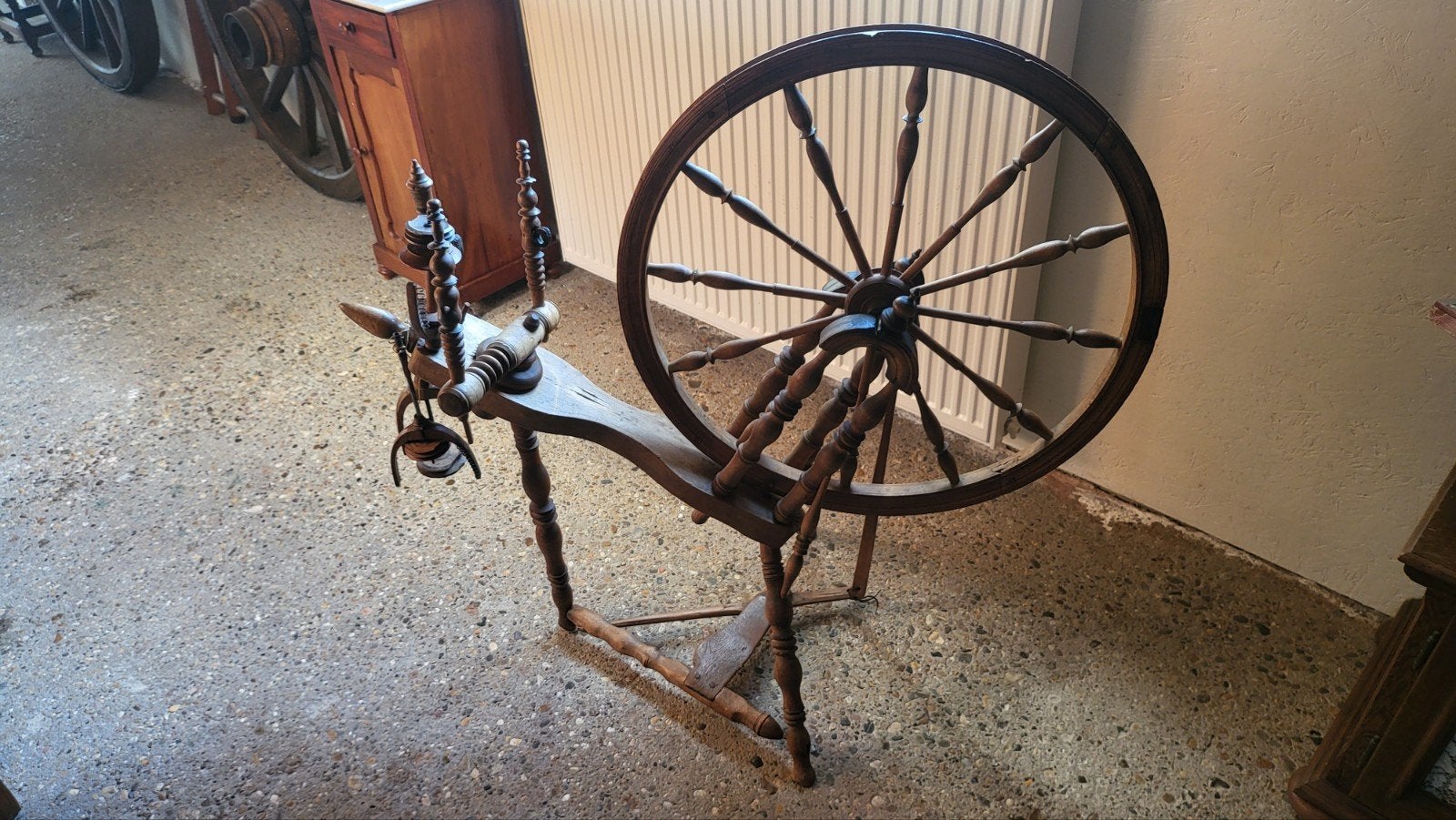 Spinnenwiel, Antiek en Kunst, Ophalen