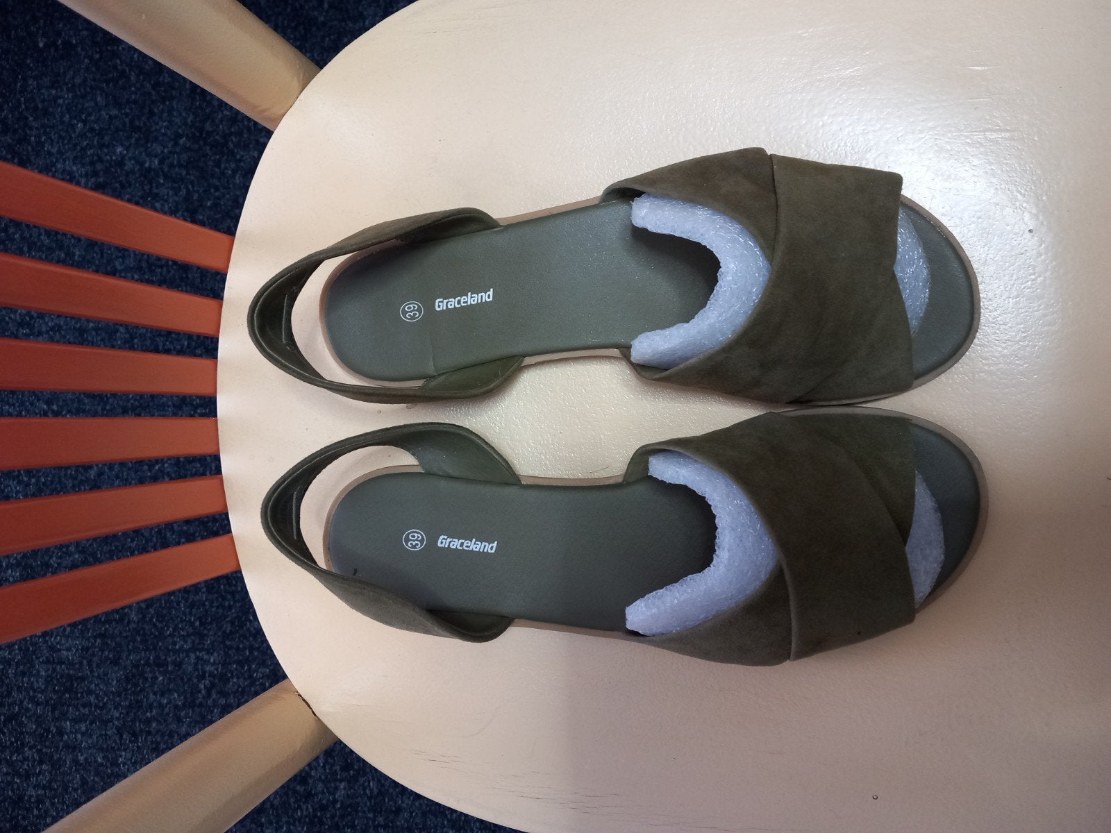 Zomerschoen en slipper maat 39, Ophalen, Blauw, Sandalen of Muiltjes, Graceland