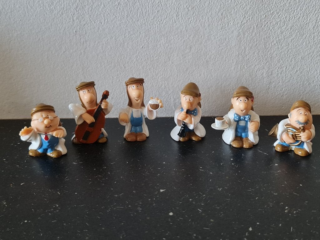 6 Tetley Figuren - England - 1995, Ophalen of Verzenden, Zo goed als nieuw