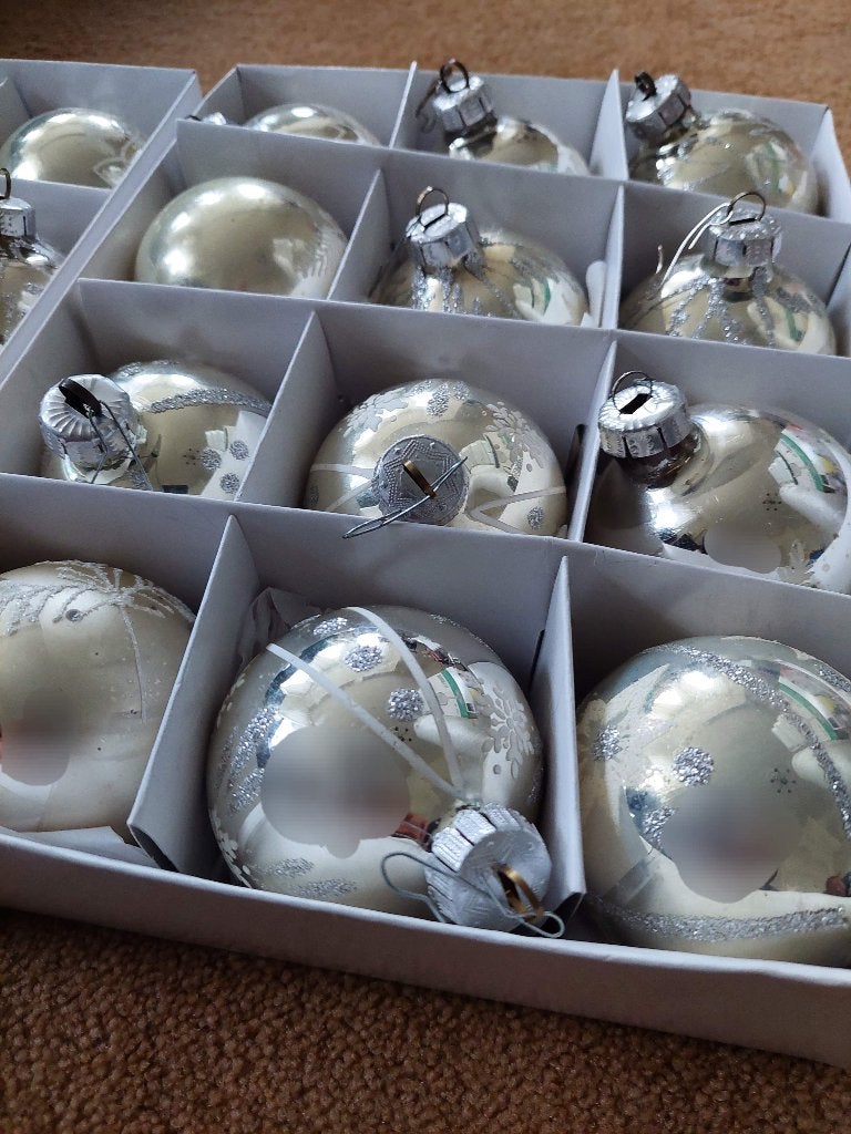 kerstballen jaren 60-70 kerst versiering kestboom, Ophalen, Zo goed als nieuw