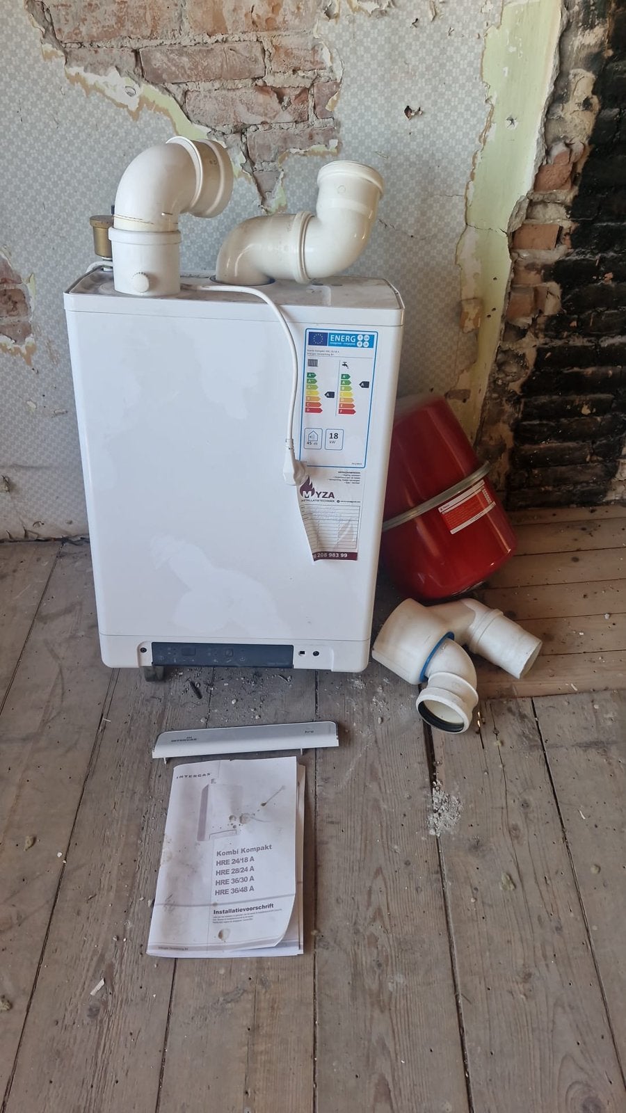 Te koop verwarmingsketel, Ophalen, 30 tot 80 cm, Cv-ketel of Combi-ketel, Minder dan 60 cm