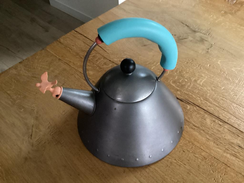 Alessi fluitketel, Ophalen, Gebruikt