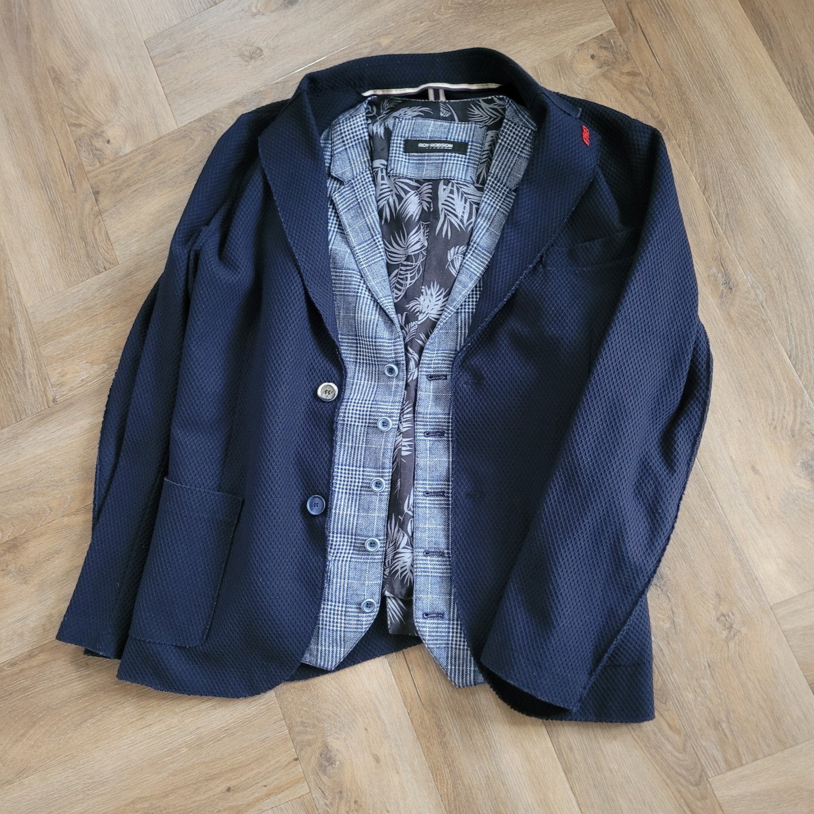 Stijlvol heren colbert met gilet - Maat M, Richmond, Ophalen of Verzenden, Zo goed als nieuw, Maat 48/50 (M)
