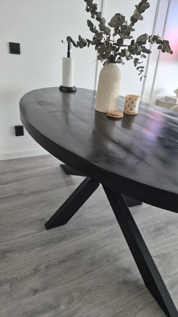 Eettafel, Huis en Inrichting, Ophalen, Gebruikt, 50 tot 100 cm, 150 tot 200 cm