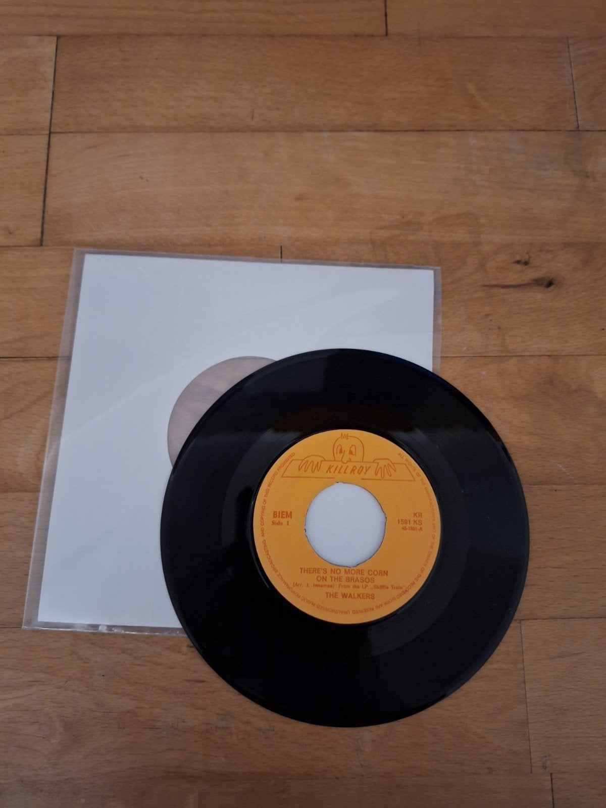 The Walkers - There's No More Corn On The Brasos, Gebruikt, Wereldmuziek, 7 inch, Ophalen of Verzenden