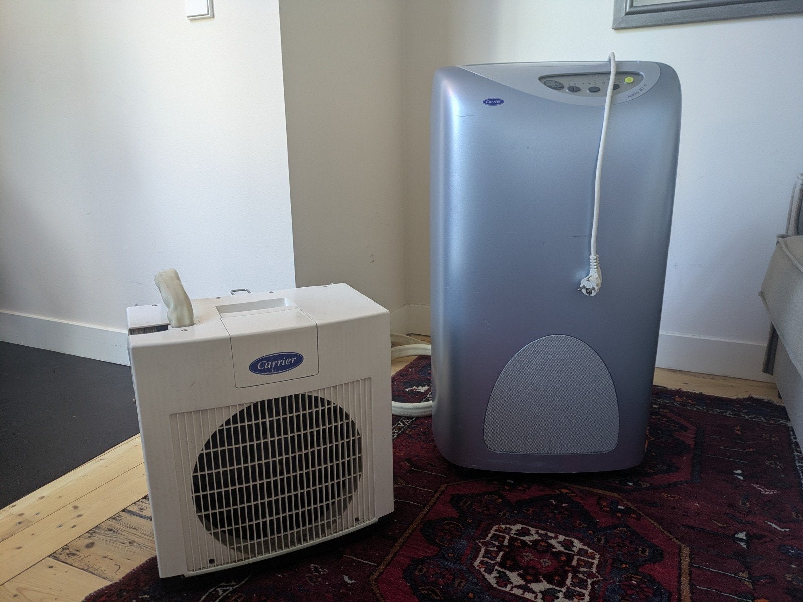 Mobiele Split-unit Airco | Carrier 51AKS Holiday Ice 10, Ophalen, Gebruikt, Koelen en Ontvochtigen, Minder dan 60 m³