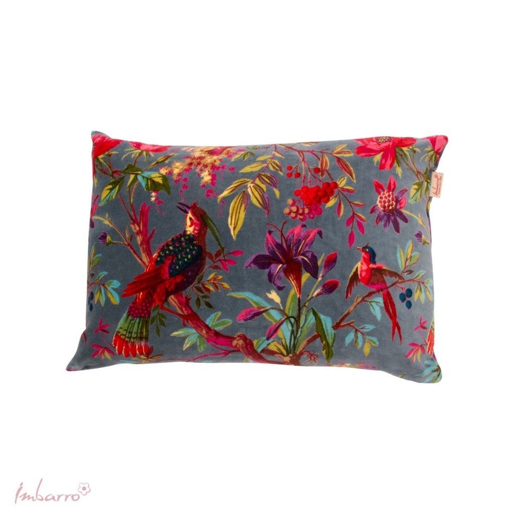 blauw kussen paradise Imbarro 40 x 60 cm leuk als cadeau, Huis en Inrichting, -, Blauw, -, Dubbelzijdig