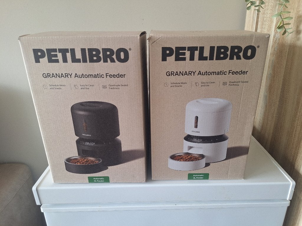 2x Petlibro Granary Automatic Feeder 3 Liter (Kat), Ophalen of Verzenden, Automatisch, Zo goed als nieuw
