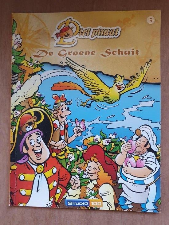 Piet Piraat deel 3 De groene schuit ZGAN, Ophalen of Verzenden, Zo goed als nieuw, Fictie algemeen