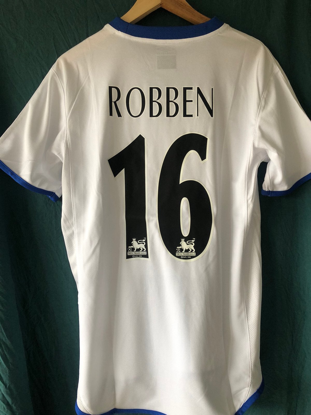 Robben Chelsea retro voetbalshirt maat M, Ophalen of Verzenden, Zo goed als nieuw, Shirt