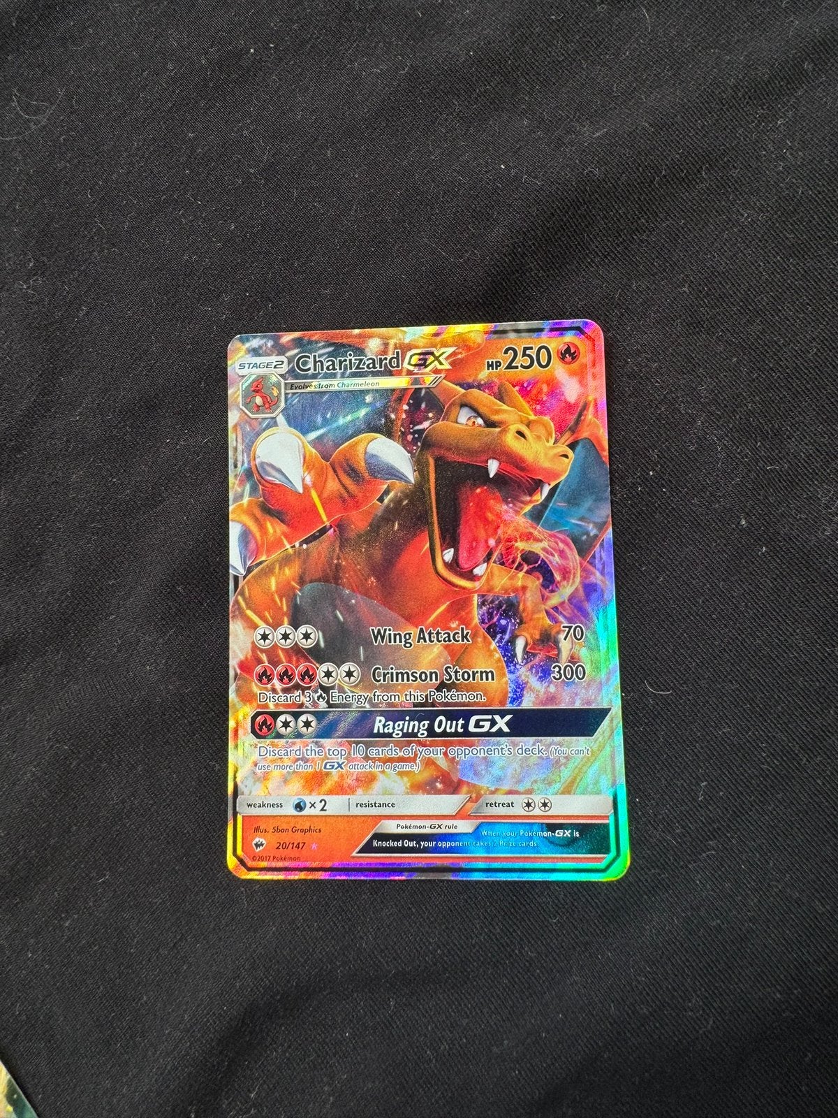 Charizard gx 020, Ophalen of Verzenden, Zo goed als nieuw