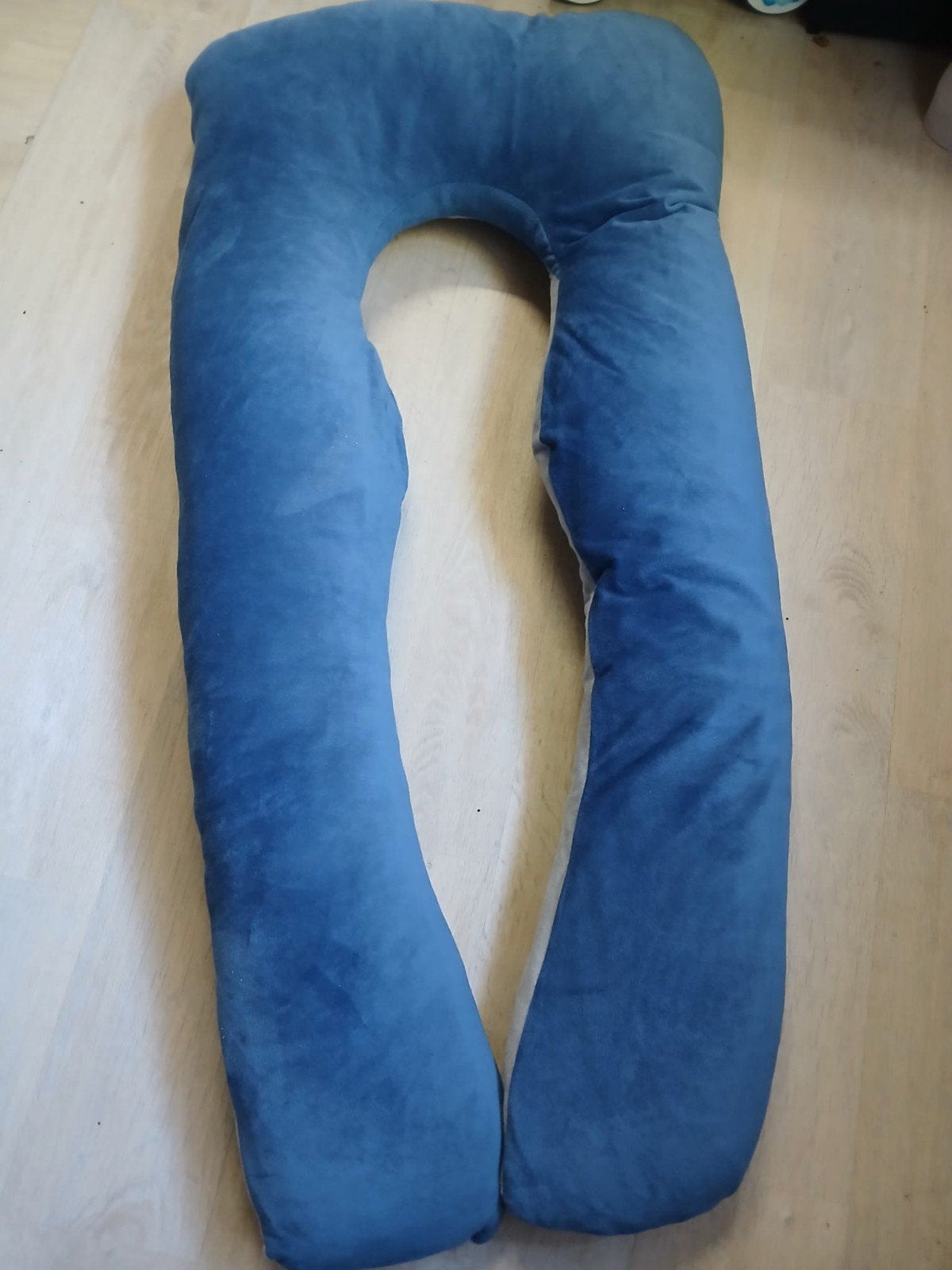 Comfortabel voedingskussen / zwangerschapskussen, Ophalen, Gebruikt, Eenpersoons, Blauw