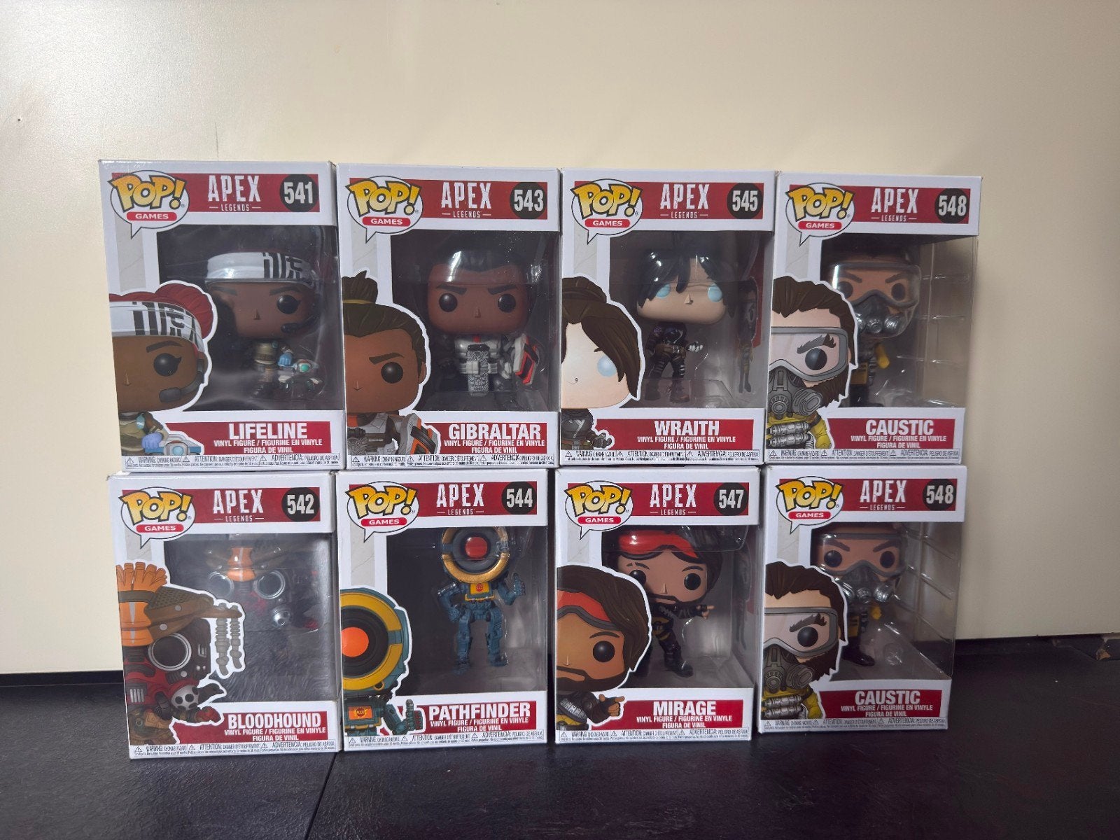 Funko poppen Apex legends, Ophalen