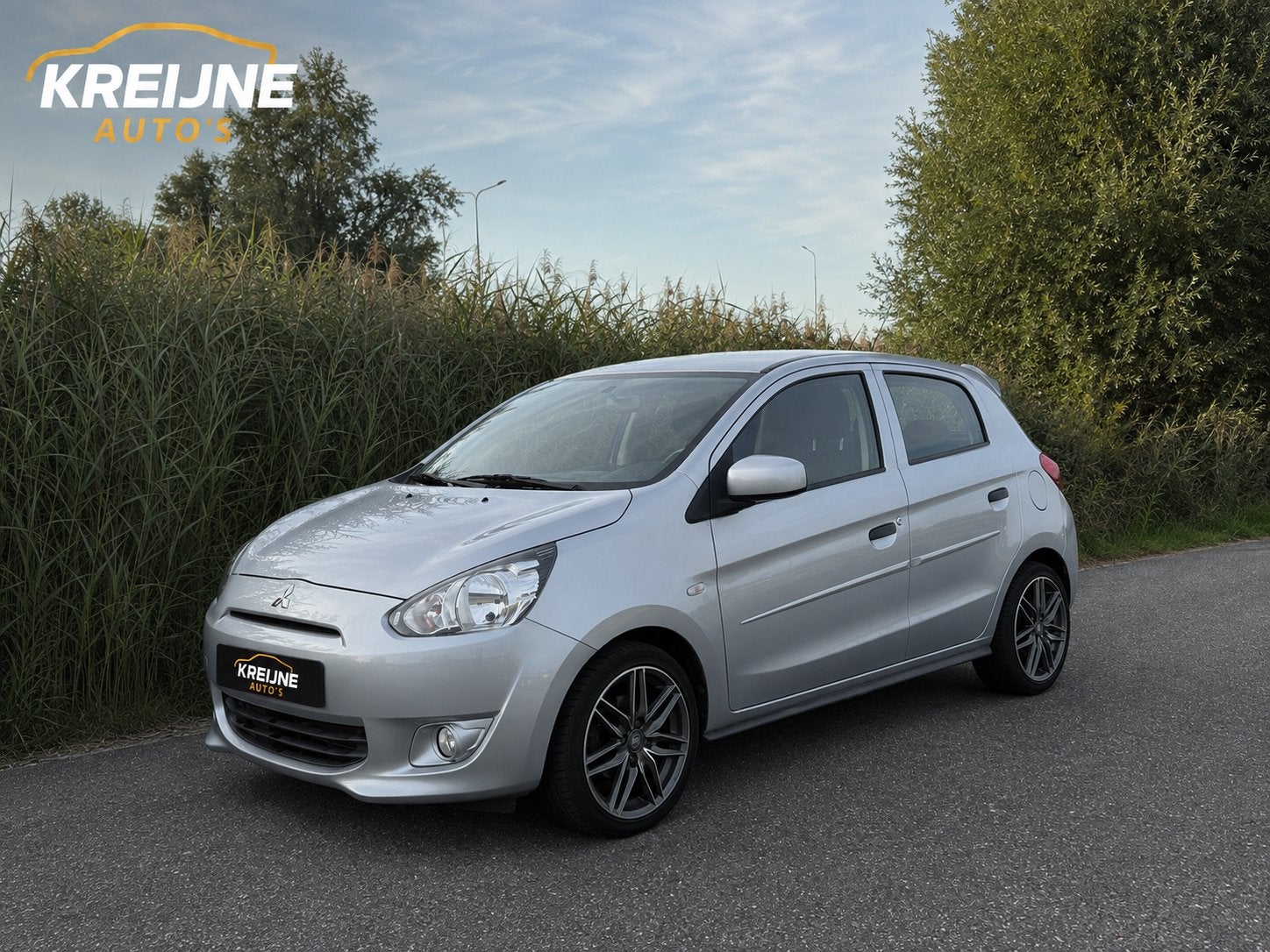 Mitsubishi Space Star 1.0 MPI 52KW 2014 Grijs, Voorwielaandrijving, Zwart, Origineel Nederlands, Bedrijf
