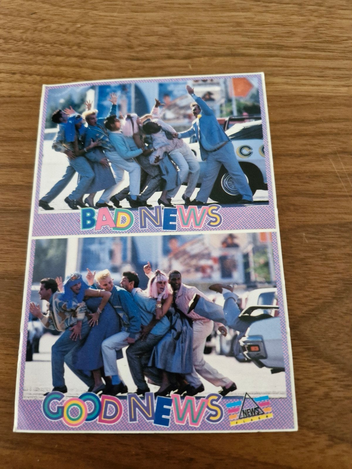 146 Vintage Sticker Vel 'Bad News / Good News', Ophalen of Verzenden, Zo goed als nieuw, Overige typen