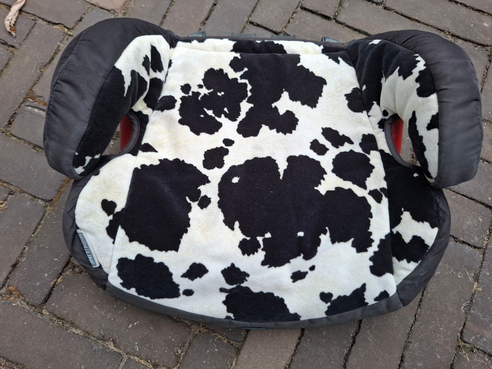 Römer stoelverhoger met koeienprint, Kinderen en Baby's, Autostoeltjes, Romer, 15 t/m 36 kg, Ophalen of Verzenden, Gebruikt