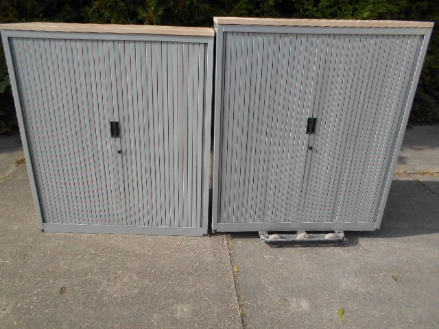2 aspa roldeurkasten , 140 euro voor de 2., Ophalen, Gebruikt, 100 tot 150 cm, 100 tot 150 cm