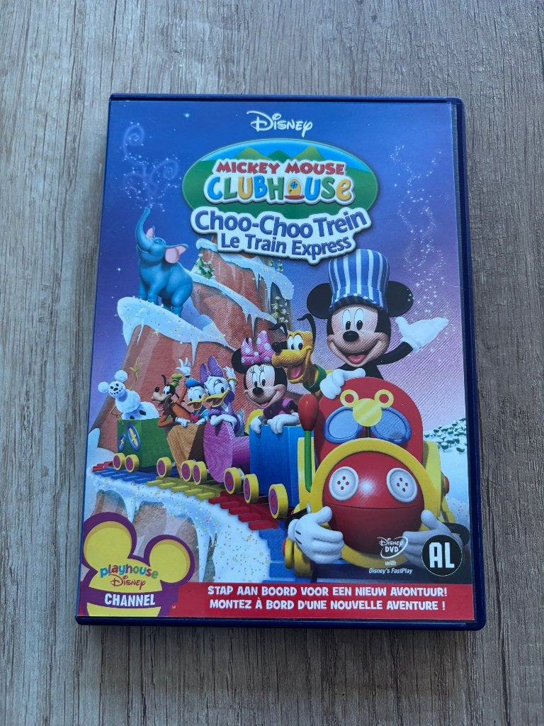 disney dvd mickey mouse clubhouse choo-choo trein, Europees, Tekenfilm, Alle leeftijden, Ophalen of Verzenden