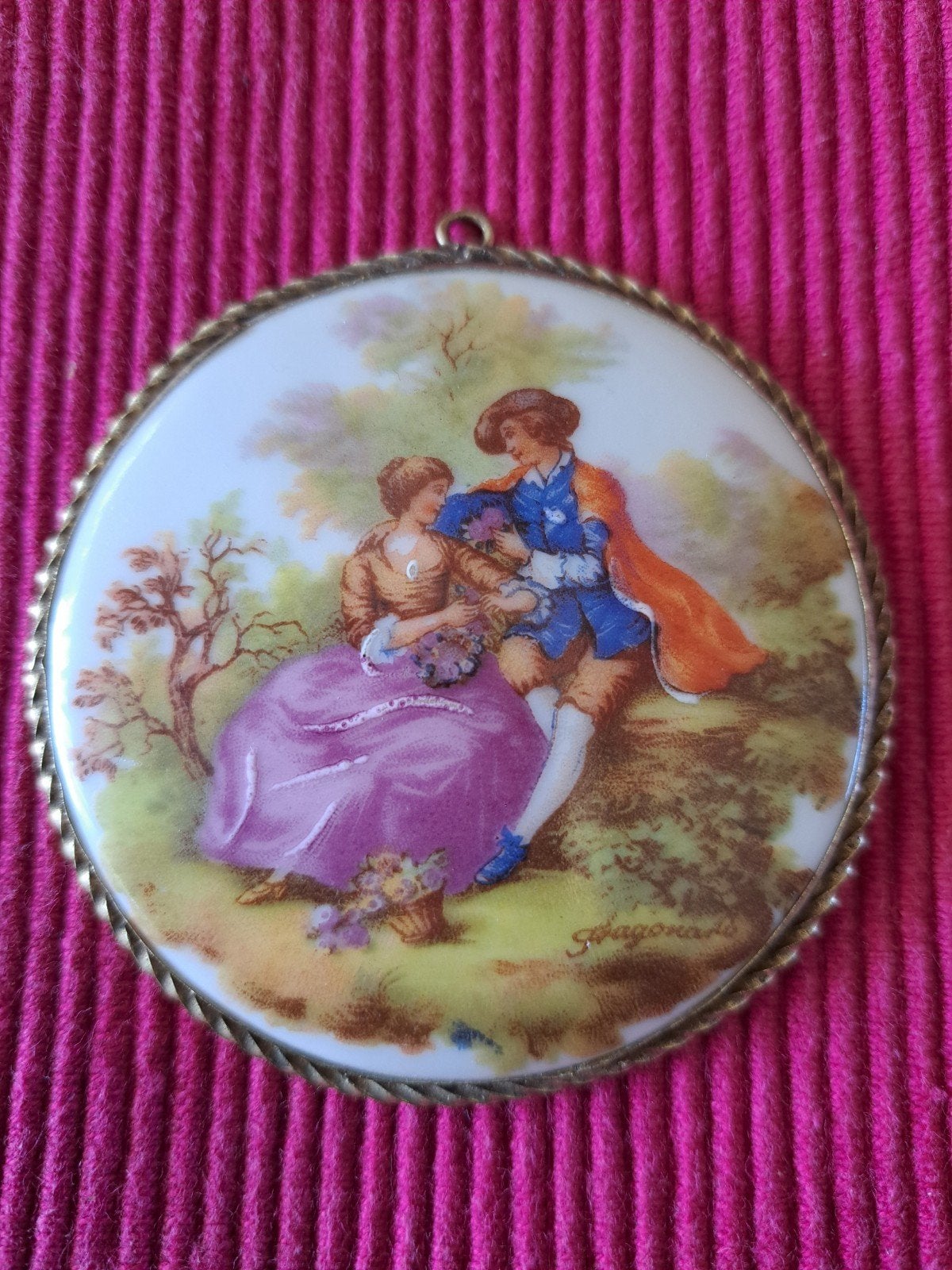 Vintage hanger van LIMOGES., Ophalen of Verzenden