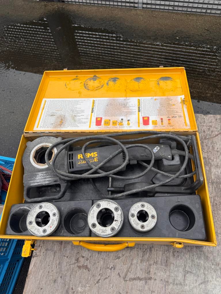 REMS Draadsnijmachine, Ophalen of Verzenden, Gebruikt