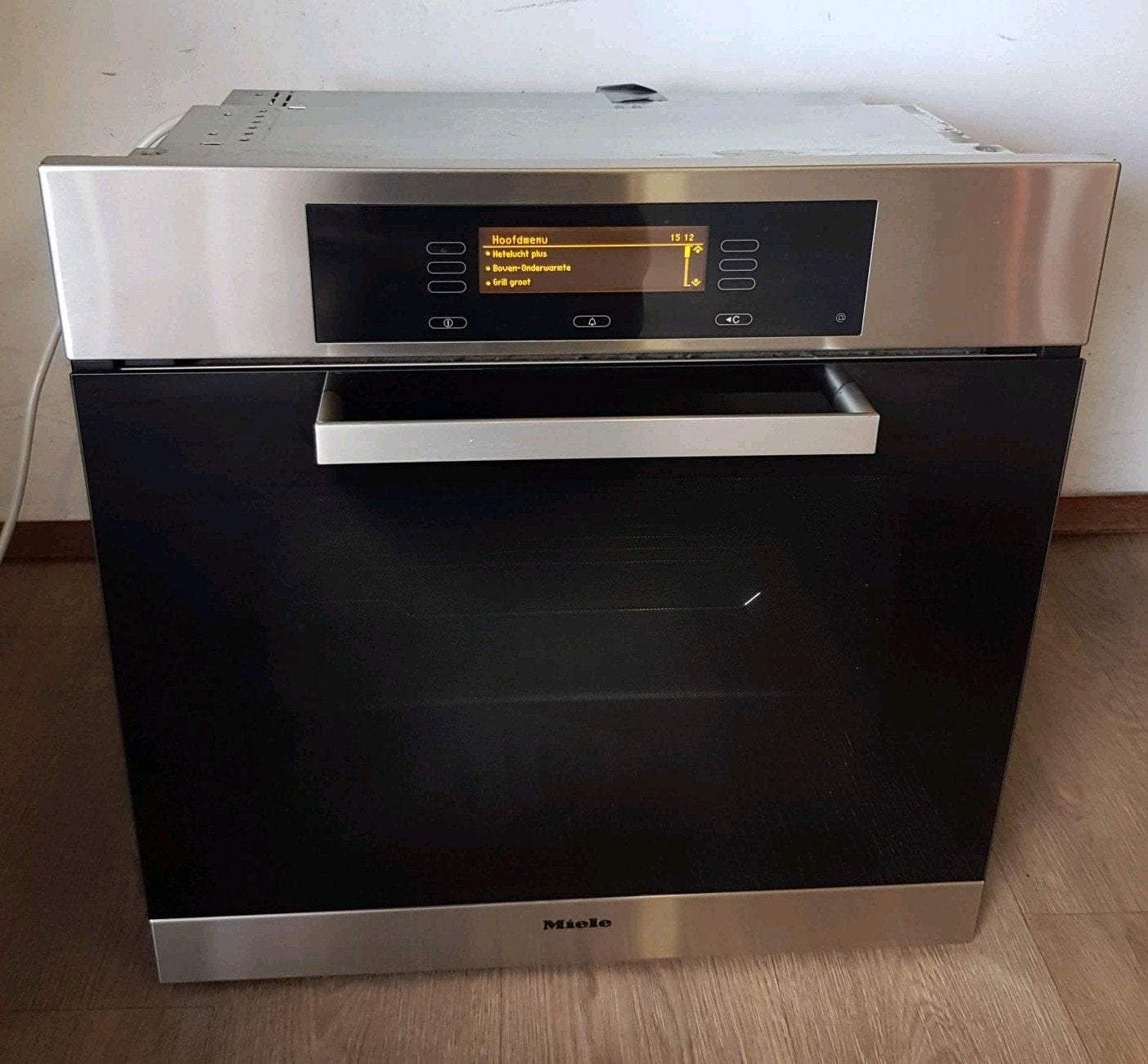 MIELE oven 60CM hoog met draaispit, Witgoed en Apparatuur, Ovens, Ophalen, Gebruikt, Hete lucht, 60 cm of meer