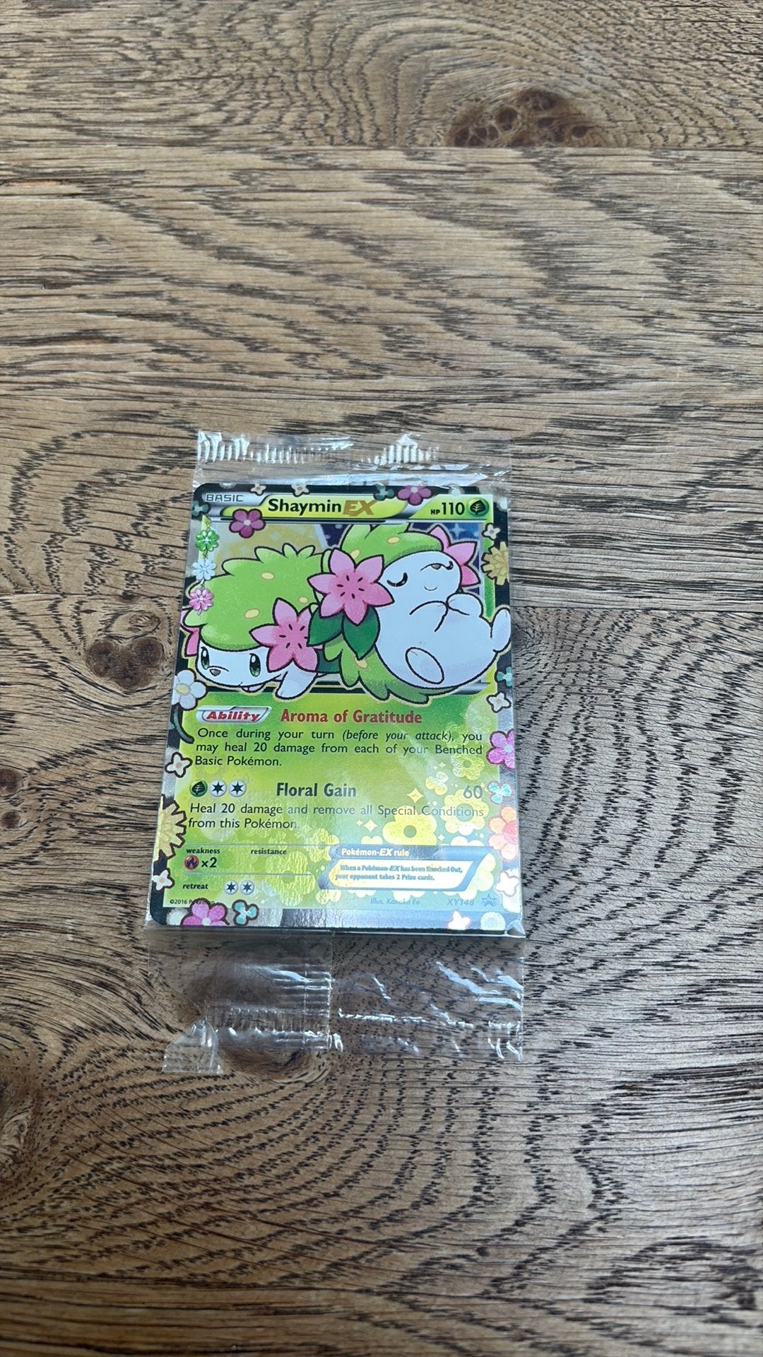 Shaymin EX Promo XY148 Pokemon Kaart, Ophalen of Verzenden, Zo goed als nieuw