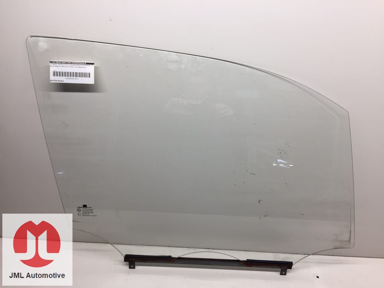 PORTIERRUIT PORTIERRAAM RUIT RECHTS VOOR CHEVROLET MATIZ, Gebruikt, -, Ophalen of Verzenden, -
