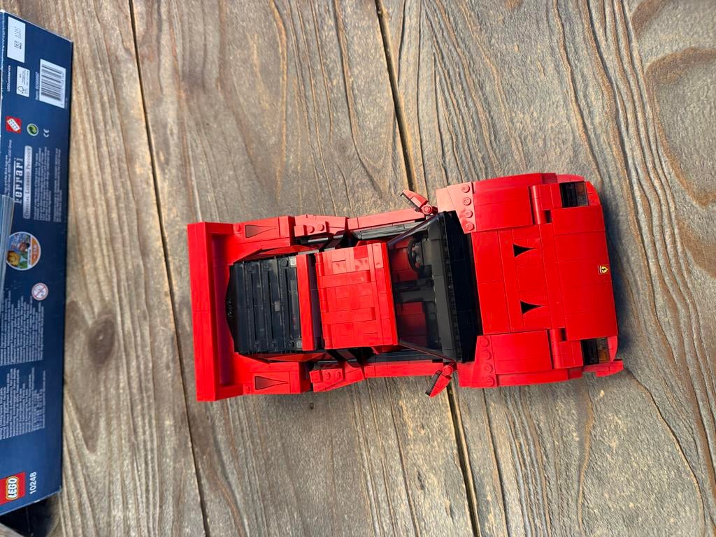 LEGO Creator Expert Ferrari F40 (10248) - Zo goed als nieuw, Ophalen, Zo goed als nieuw, Complete set, Lego