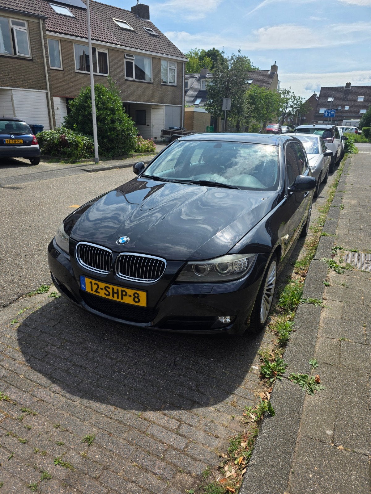 BMW 3-Serie 318i 143pk Aut. 2011 Zwart, Auto's, Automaat, 1995 cc, Zwart, 1435 kg