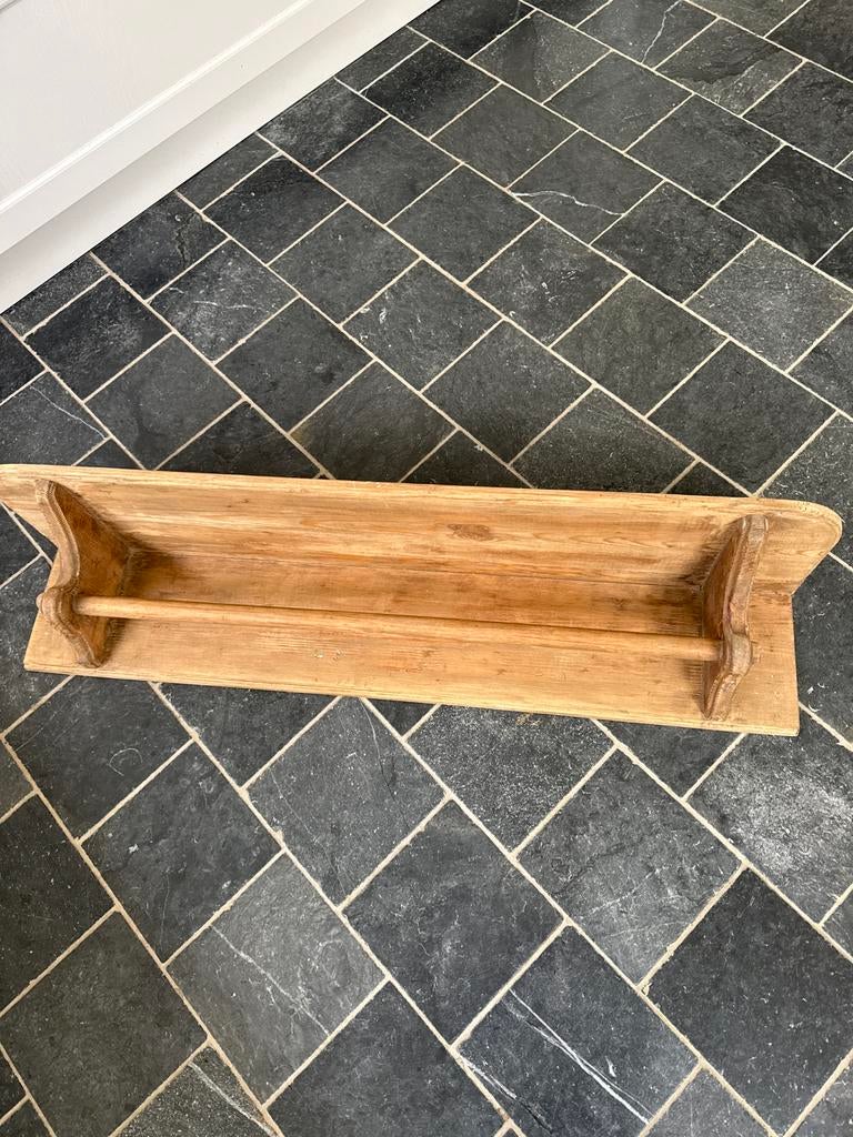 Mooie oude grenen landelijke kapstok 108 cm breed, Huis en Inrichting, Woonaccessoires | Kapstokken, Gebruikt, Wandkapstok, Minder dan 100 cm